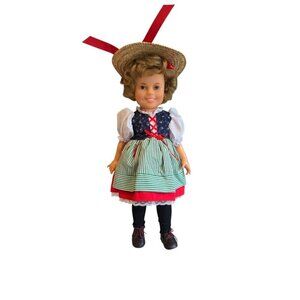 Vintage 1972 Ideal Toy Corp 17" Shirley Temple Heidi Doll ST-14-H-213